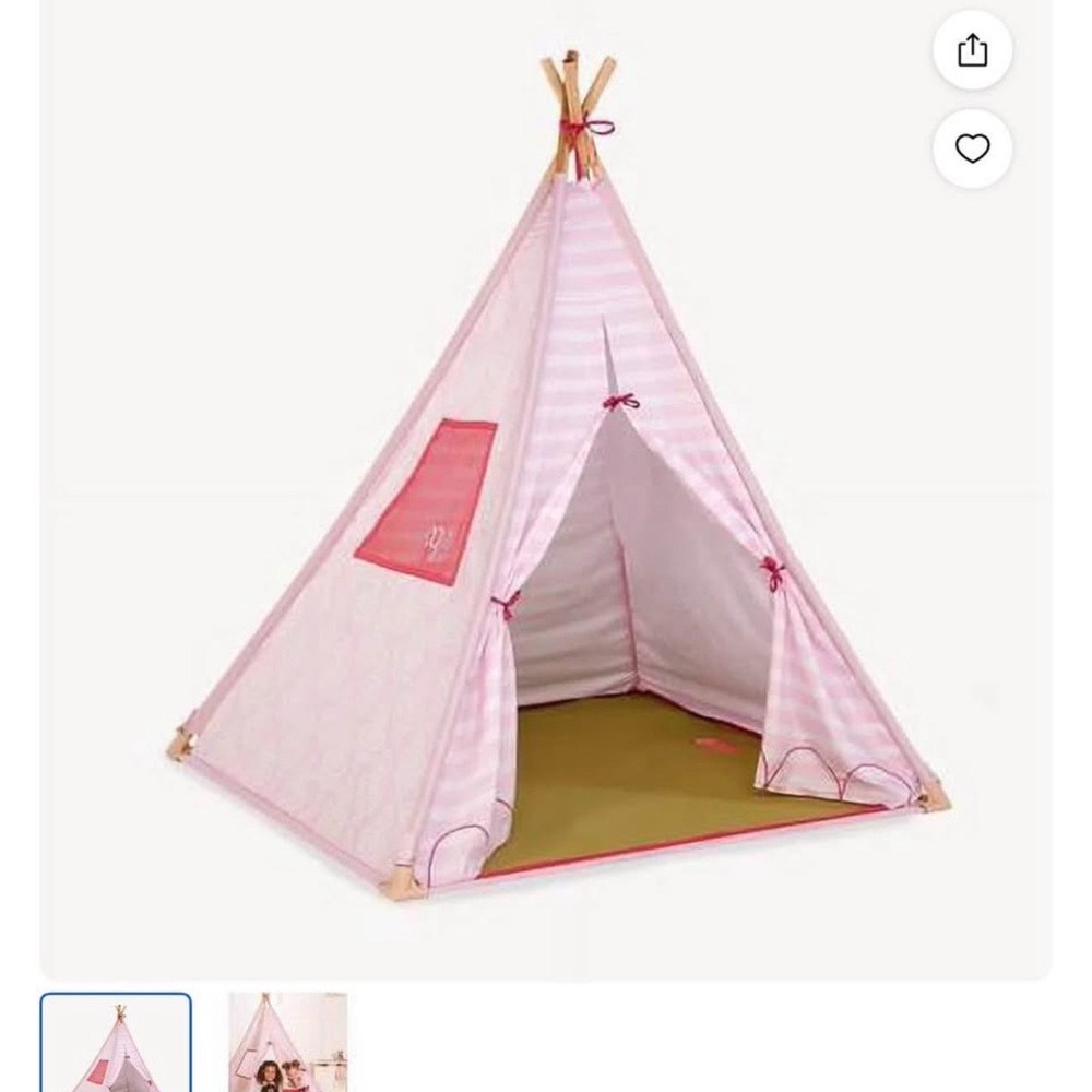 Charming Pink Teepee Tent for Kids